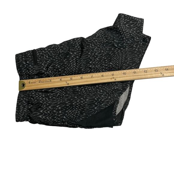 Nike Womens Athletic Shorts Small Black Print Tempo Dri Fit Lined Running Gym - Picture 12 of 12